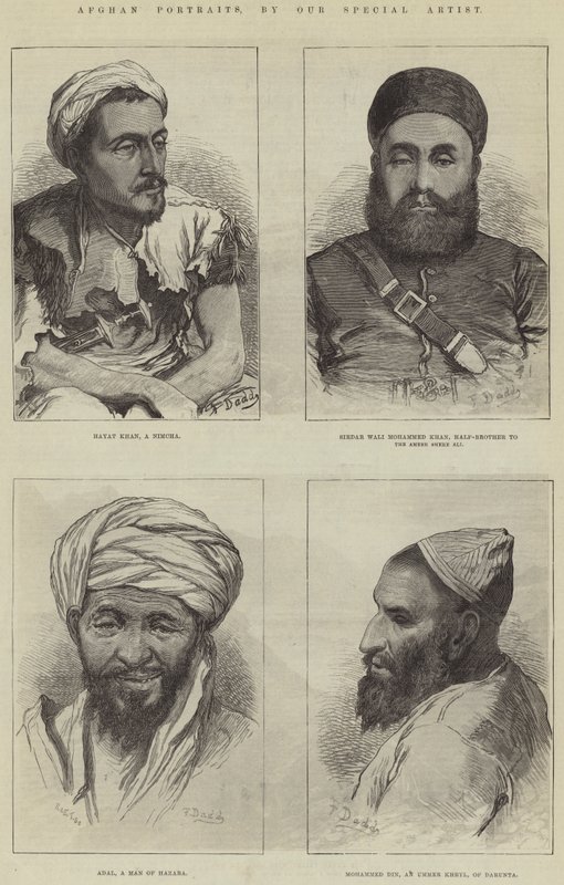 Afghanska porträtt av Frank Dadd