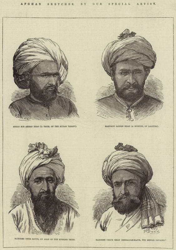 Afghanska skisser av Frank Dadd