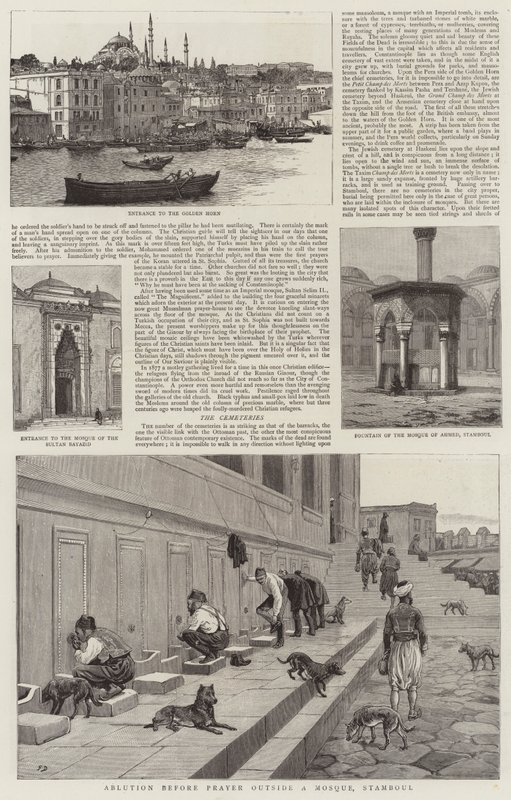 Konstantinopel illustrerad av Frank Dadd