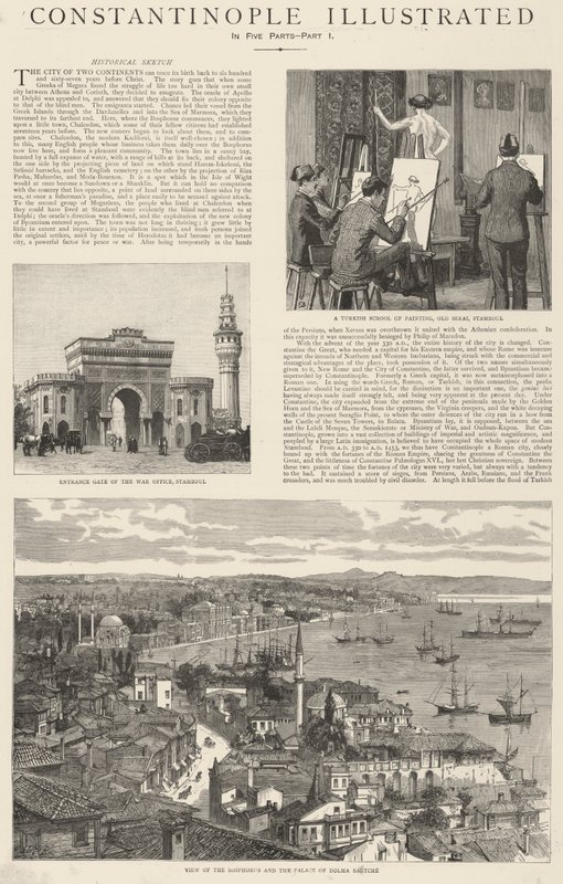 Konstantinopel illustrerad av Frank Dadd