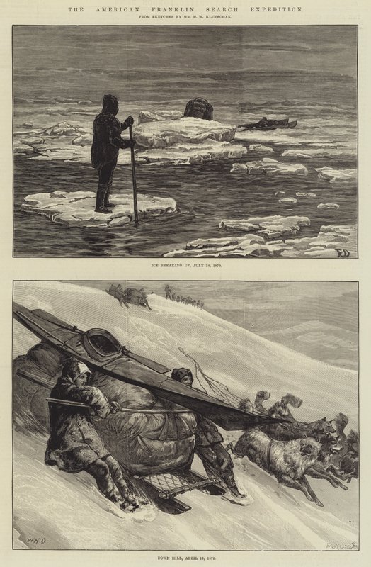 Den amerikanska Franklin-expeditionen av Frank Dadd