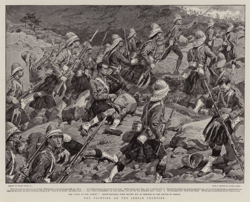 Striderna vid den indiska gränsen av Frank Dadd