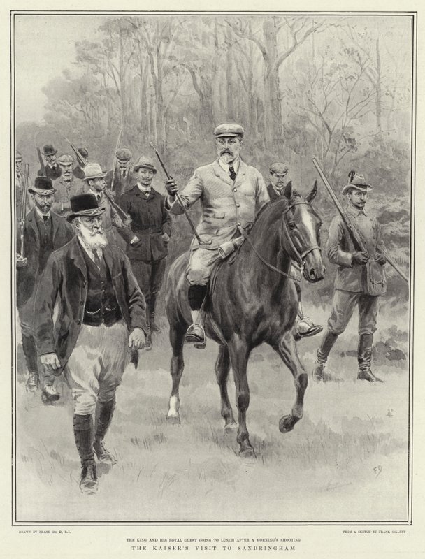 Kejsarens besök i Sandringham av Frank Dadd