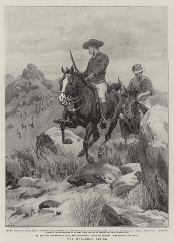Matabele-resningen av Frank Dadd