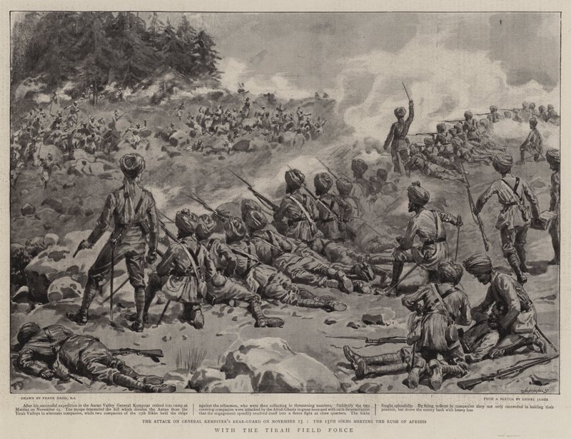 Med Tirah Field Force av Frank Dadd