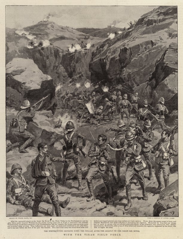 Med Tirah Field Force av Frank Dadd