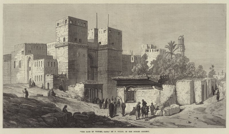 Segerporten, Kairo, i Dudley Gallery av Frank Dillon