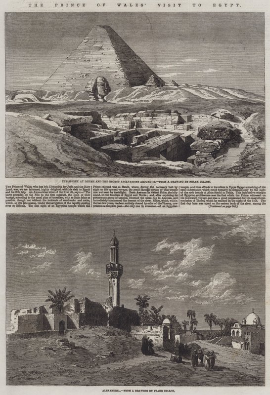 Prinsen av Wales besök i Egypten av Frank Dillon
