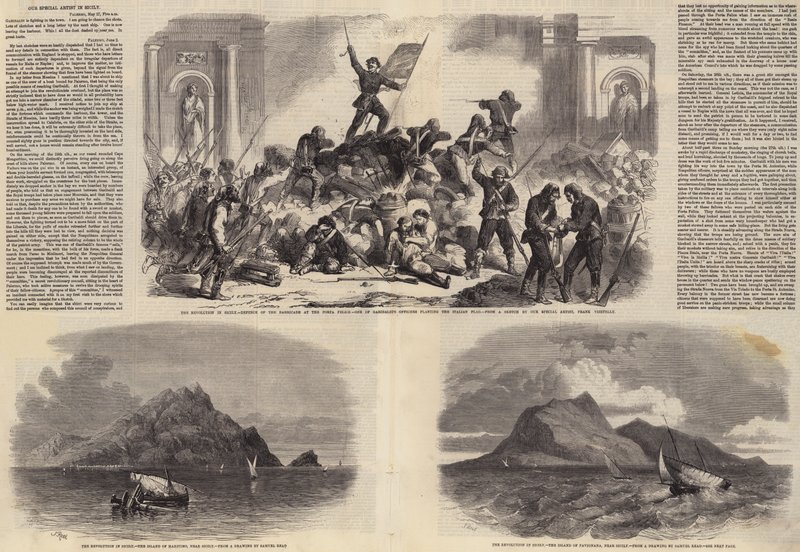 Revolutionen på Sicilien av Frank Vizetelly