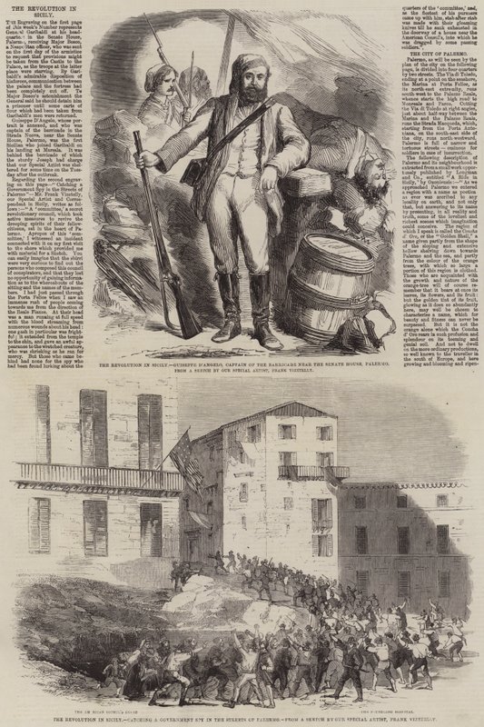 Revolutionen på Sicilien av Frank Vizetelly