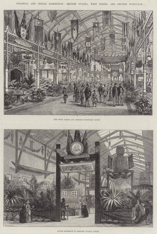 Colonial and Indian Exhibition, Brittisk Guyana, Västindien och Brittiska Honduras av Frank Watkins