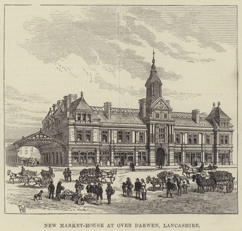 Nya marknadshuset i Over Darwen, Lancashire av Frank Watkins