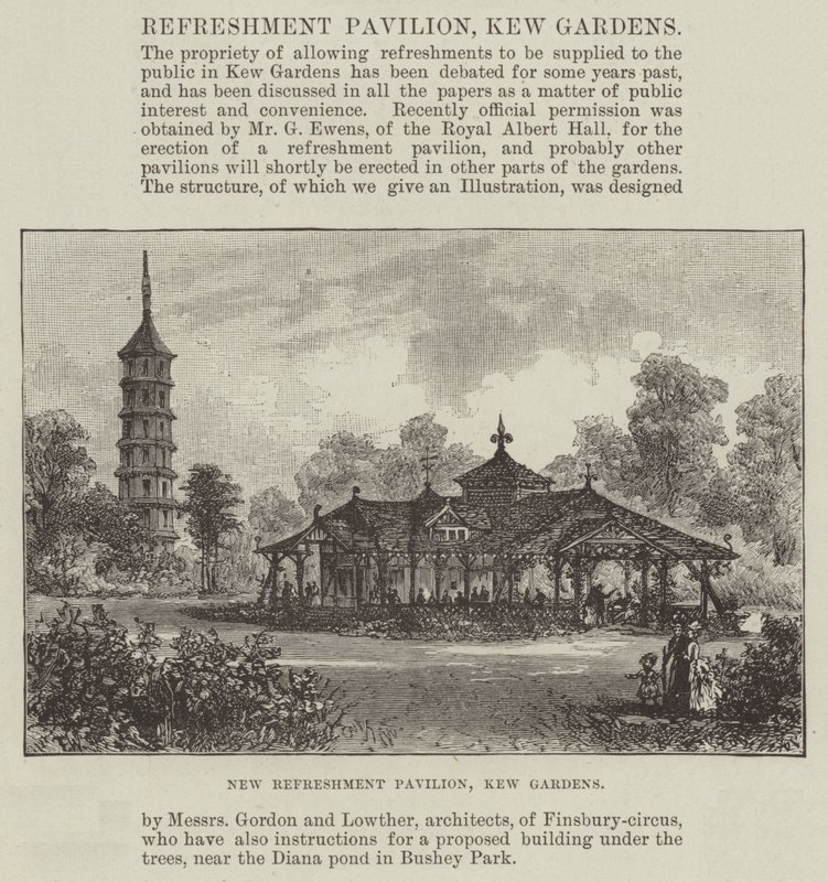 Ny förfriskningspaviljong, Kew Gardens av Frank Watkins