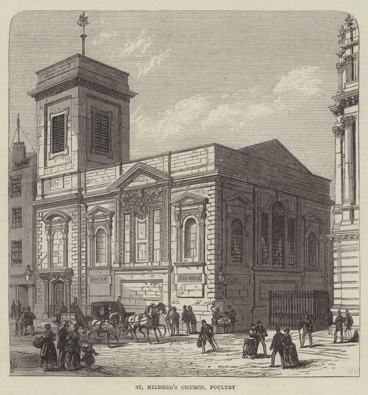 St Mildreds kyrka, fjäderfä av Frank Watkins