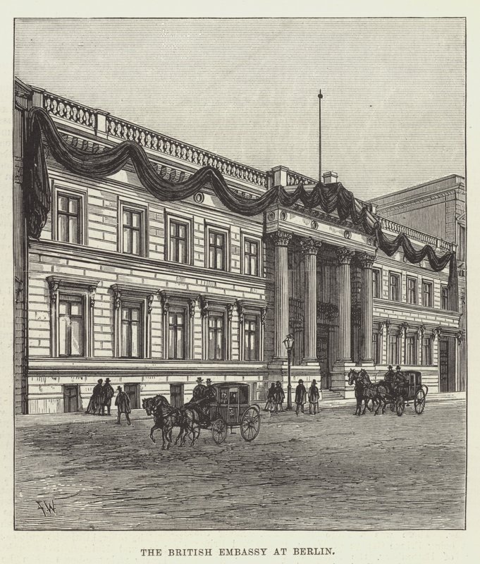 Brittiska ambassaden i Berlin av Frank Watkins