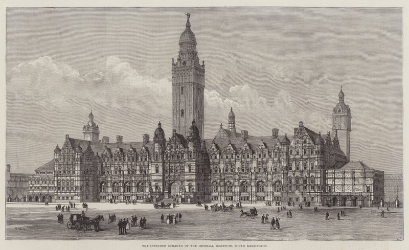 Imperial Institutes avsedda byggnad, South Kensington av Frank Watkins
