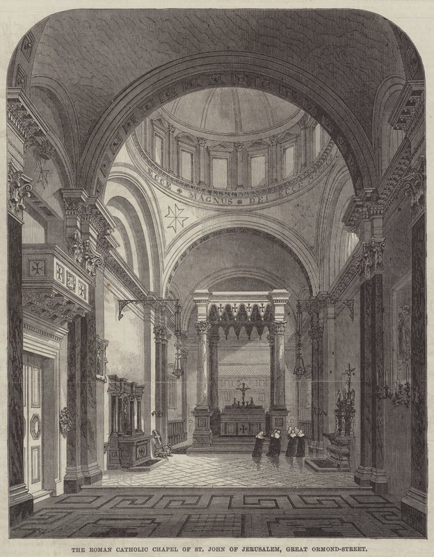 Det romersk-katolska kapellet St John of Jerusalem, Great Ormond-Street av Frank Watkins