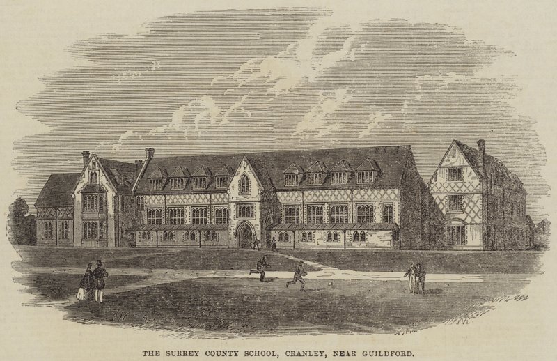Surrey County School, Cranley, nära Guildford av Frank Watkins