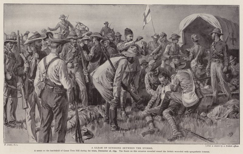 Ett solsken mellan stormarna (litho) av Frank (after) Dadd