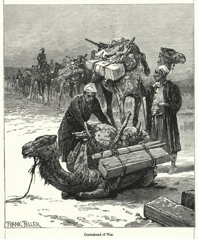 War Contraband of War (gravyr) av Frank (after) Feller