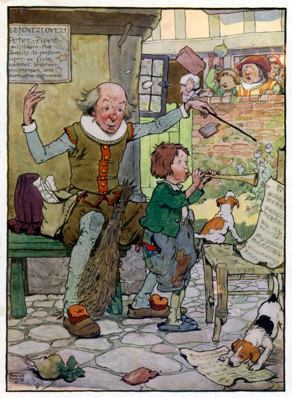 Illustration till The Story of Tom The Piper