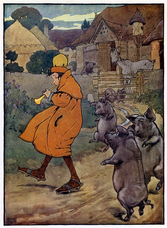 Illustration till The Story of Tom The Piper