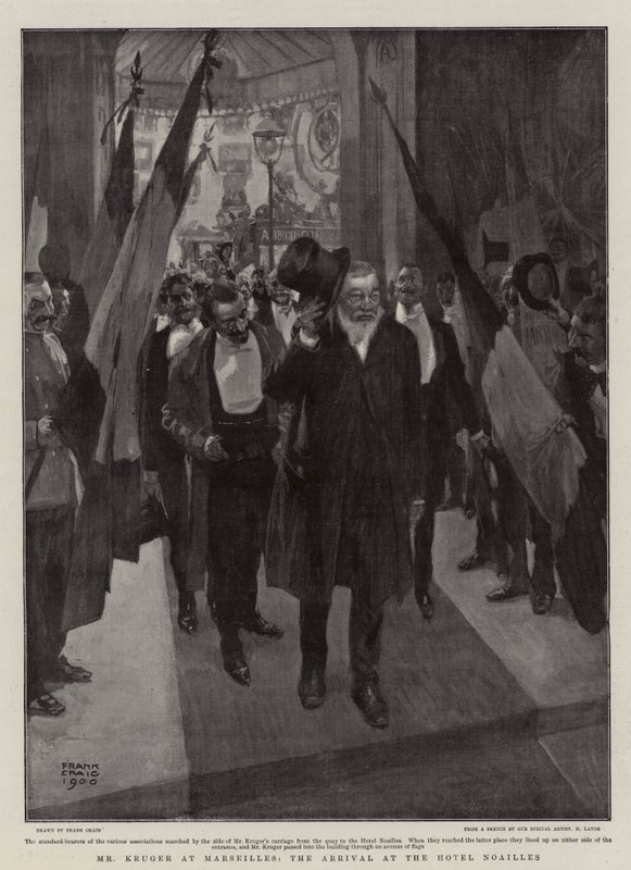 Mr Kruger i Marseille, ankomsten till Hotel Noailles av Frank Craig