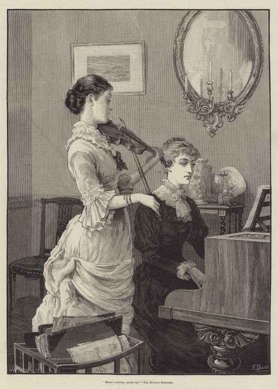 Musiken smälter, mystiker, Ettrick Shepherd av Frank Dadd