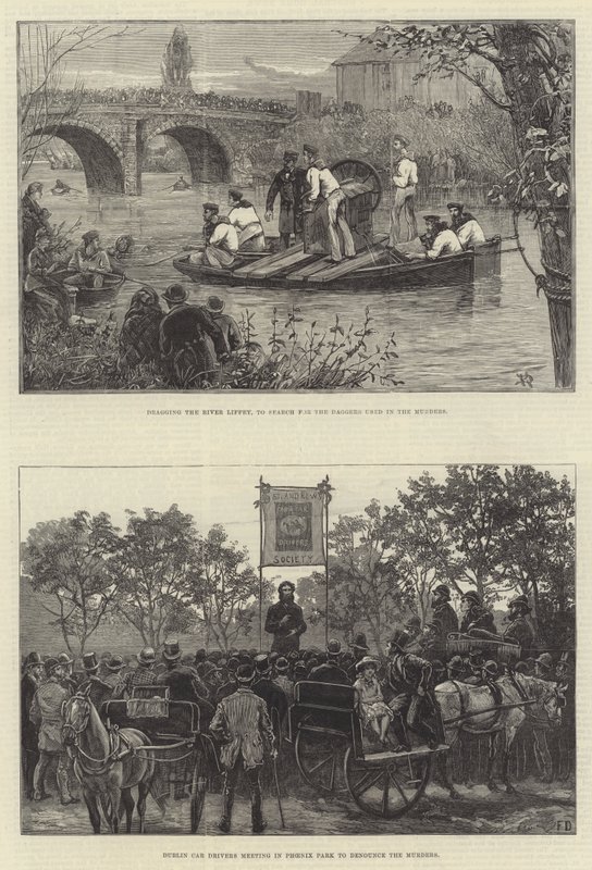 Morden i Phoenix Park av Frank Dadd