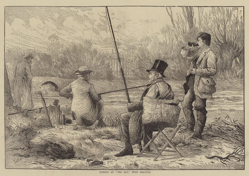 Fiske vid The Bay, West Drayton av Frank Feller