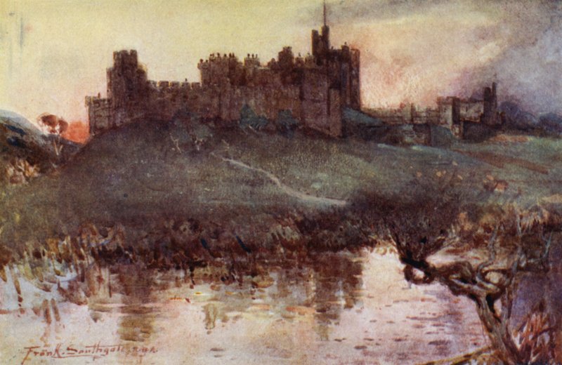 Alnwick slott av Frank Southgate