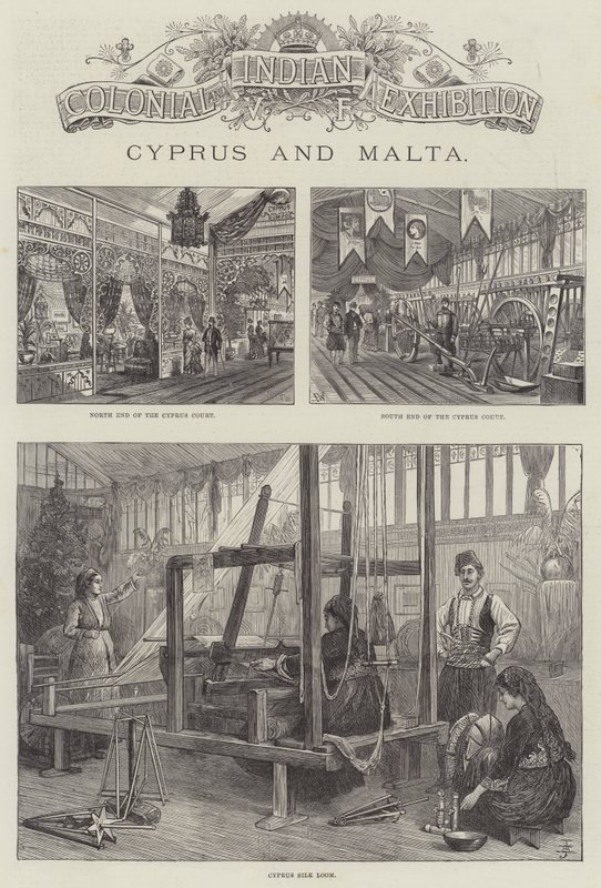 Koloniala och indiska utställning, Cypern och Malta av Frank Watkins