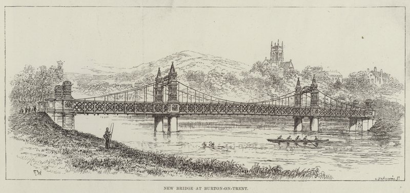 Ny bro vid Burton-on-Trent av Frank Watkins