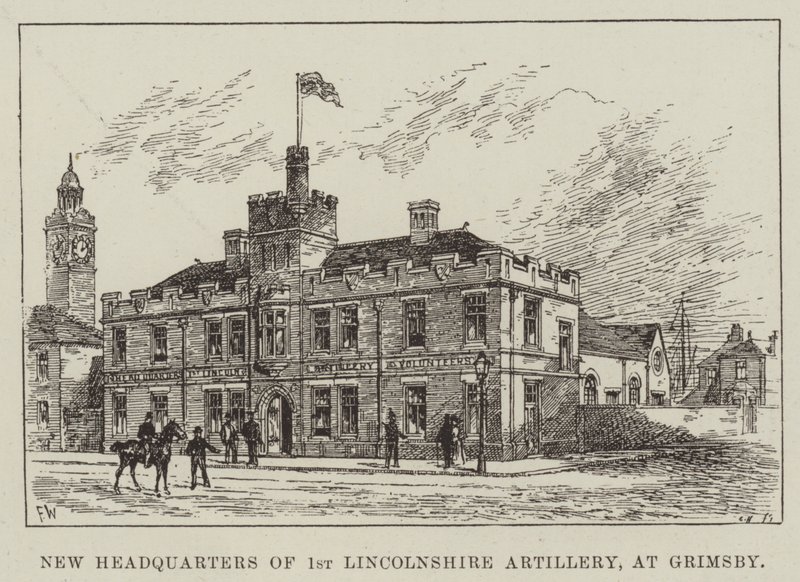 Nytt högkvarter för 1st Lincolnshire Artillery, Grimsby av Frank Watkins