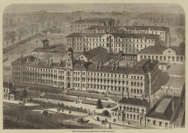 New Workhouse for Islington in Upper Holloway  av Frank Watkins