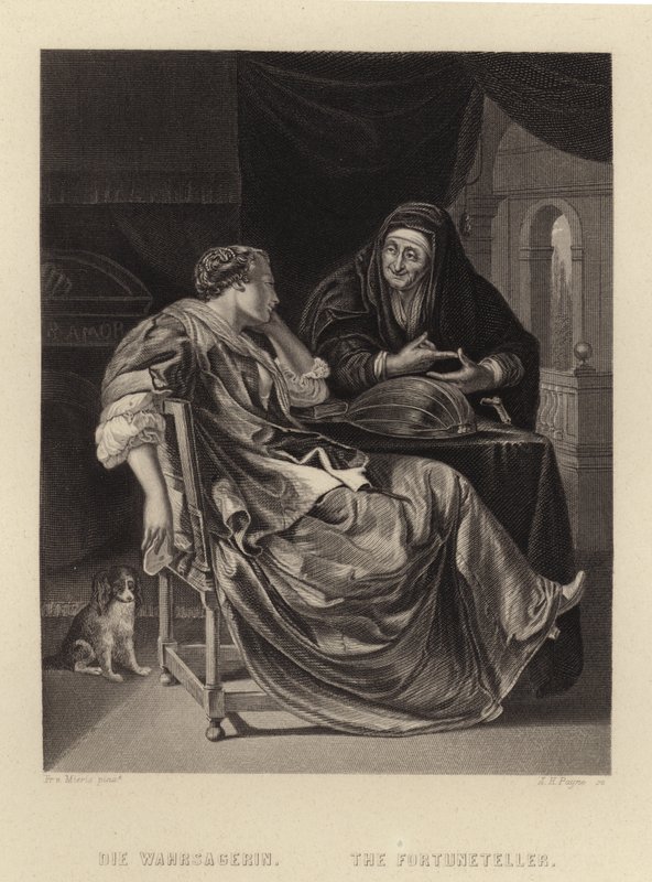 Spåmannen av Frans van Mieris