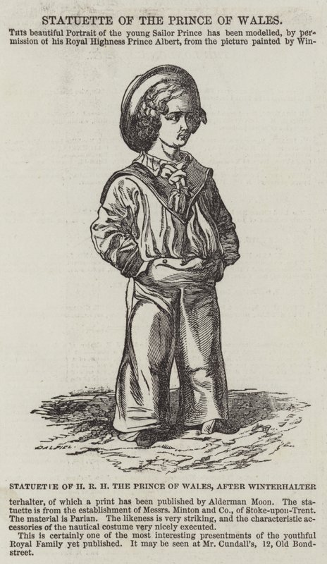 Statyett av HKH Prinsen av Wales av Franz Xaver Winterhalter