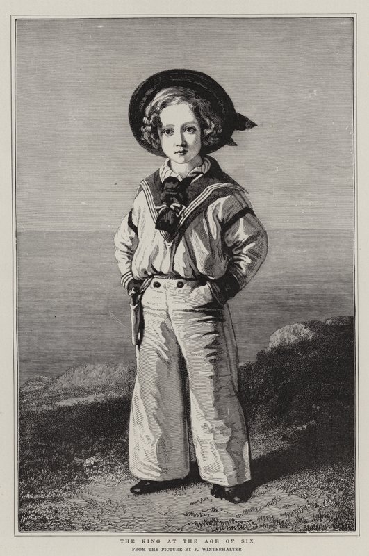 Kungen vid sex års ålder av Franz Xaver Winterhalter