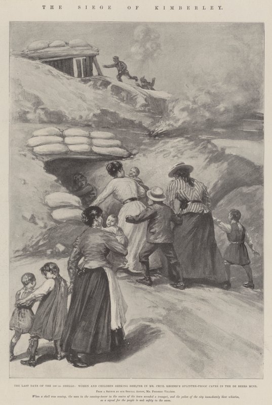 Belägringen av Kimberley av Frederic Villiers