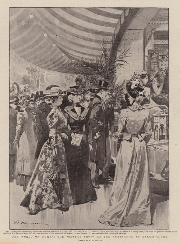 The World of Women, skönhetssalongen på utställningen på Earl
