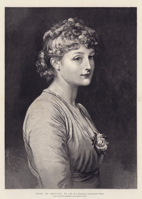 Typ av skönhet, VI av Frederic Leighton