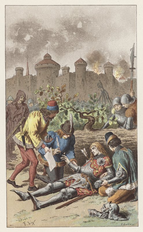 Detta är den store hertigen av Maine (färg litho) av Frederic Theodore (after) Lix