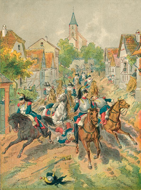 Reichshoffens kurassirar av Frederic Theodore Lix