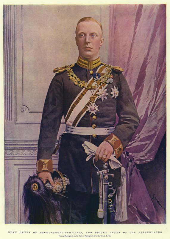 Hertig Henrik av Mecklenburg-Schwerin, numera prins Henrik av Nederländerna av Frederic de Haenen