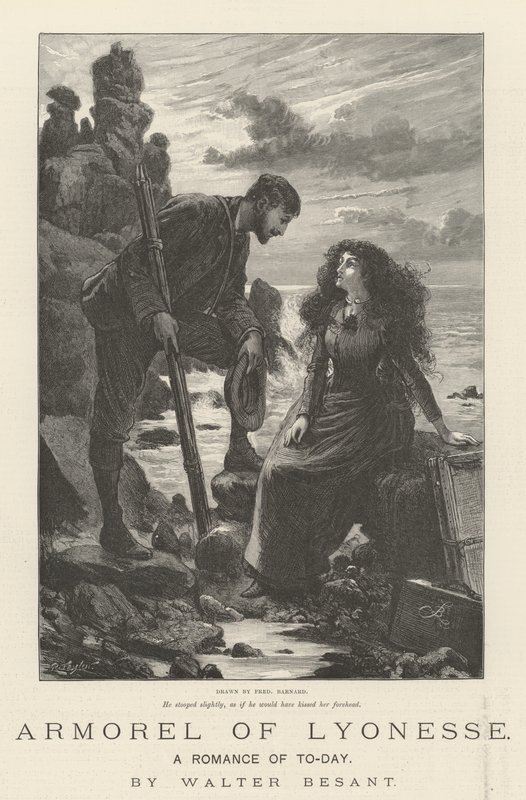 Armorel of Lyonesse, en roman från idag, av Walter Besant av Frederick Barnard