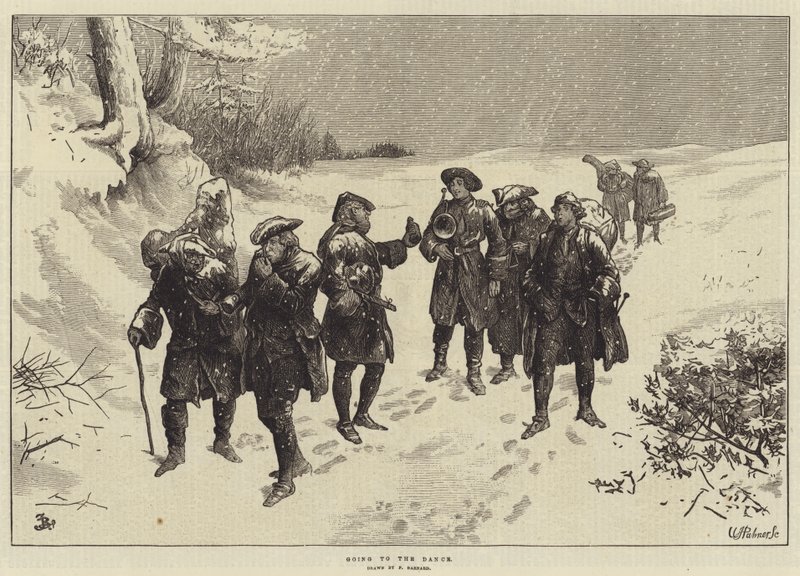 Går på dansen av Frederick Barnard