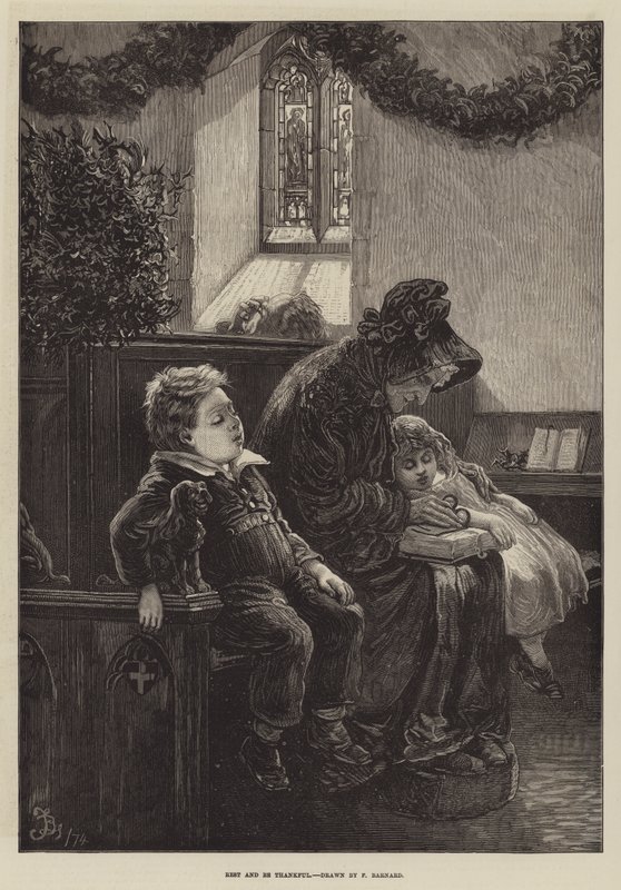 Vila och var tacksam av Frederick Barnard