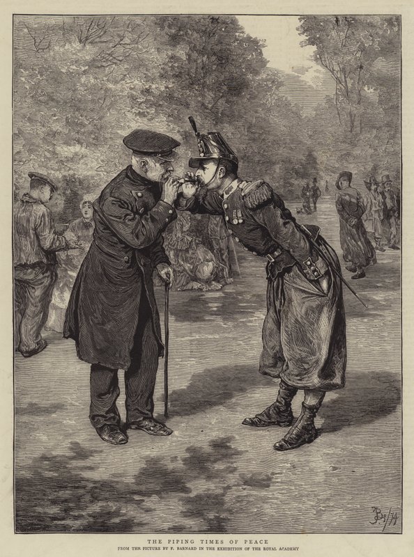 The Piping Times of Peace av Frederick Barnard