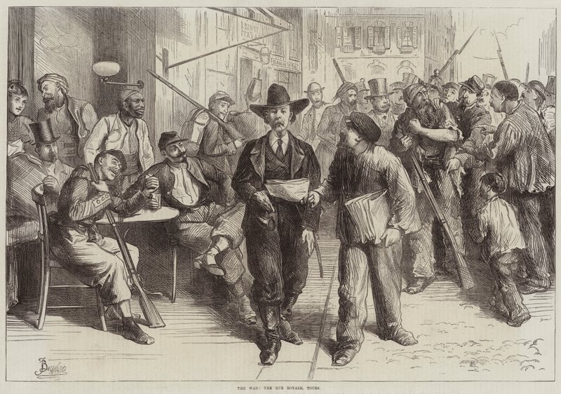 Kriget, Rue Royale, Tours av Frederick Barnard