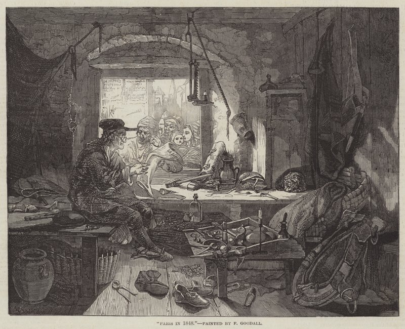 Paris 1848 av Frederick Goodall
